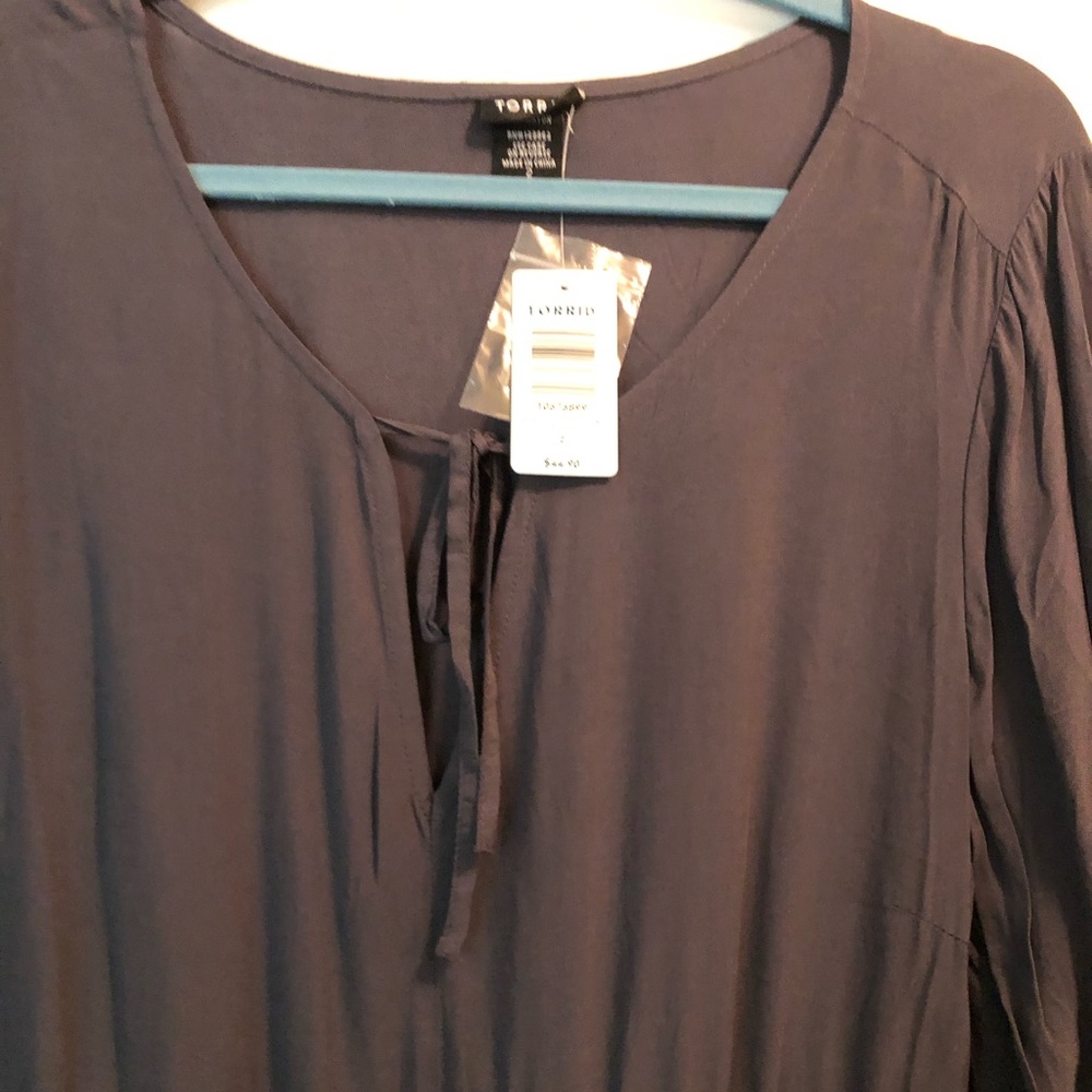 Beautiful dark gray blouse